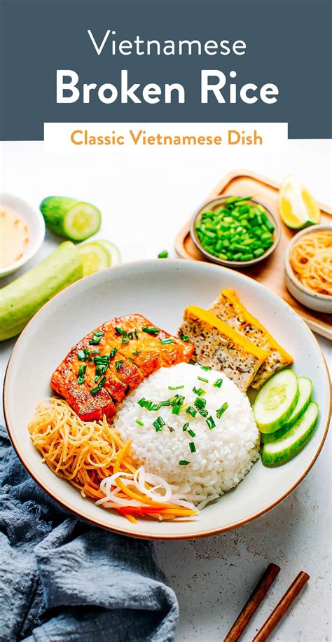 Vietnamese Broken Rice (Cơm Tấm Chay) - Full of Plants