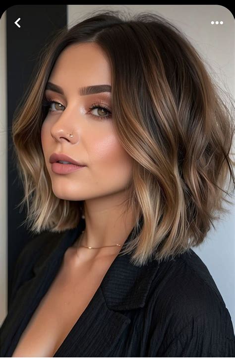 Pin by Suzie Huffman on Hair | Short hair balayage, Brunette hair with ...