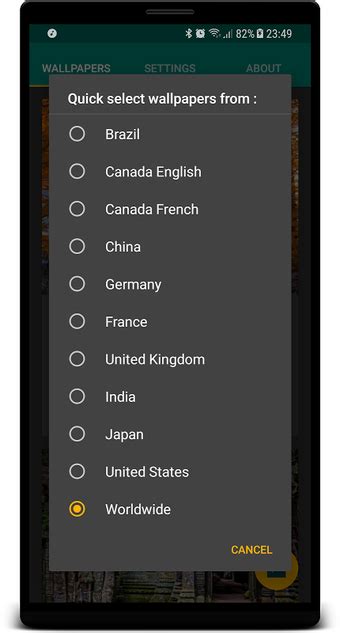 Bing Wallpaper for Android 的图像结果