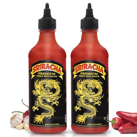 Amazon.com : Underwood Ranches Dragon Sriracha Sauce - Hot Sauce for ...
