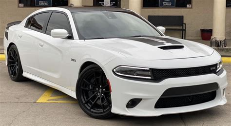 Classic White Dodge Charger