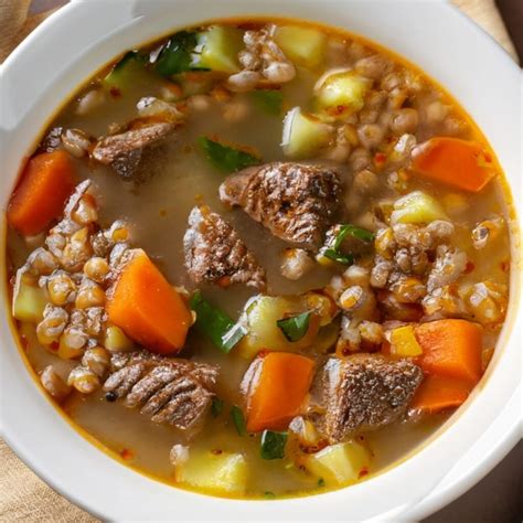 Beef Barley Vegetable Soup Recipe- A Timeless Classic Idea – Soup Chick