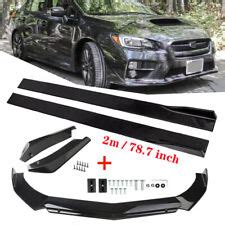 For Subaru WRX STI Car Front Bumper Lip Spoiler Rear | Ubuy India