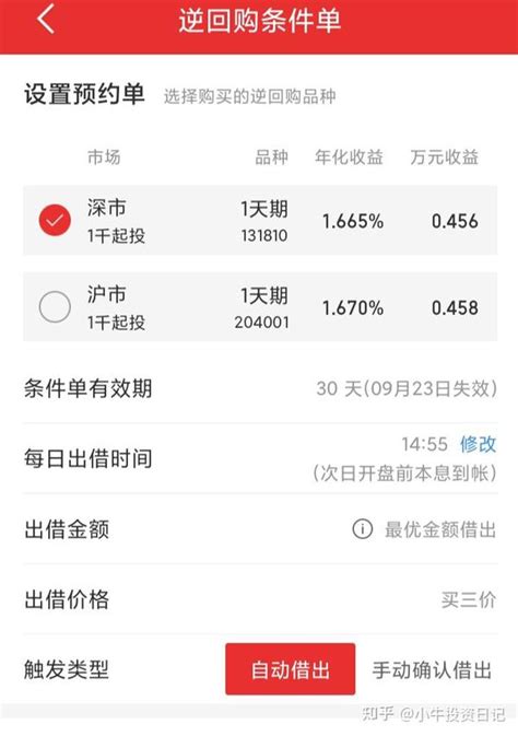 股民必知：逆回购条件单 - 知乎