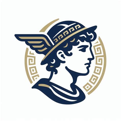 Greek God Hermes Mercury | Greek Mythology | Logo Design in 2025 ...