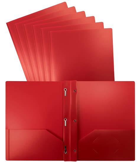 Red 2 Pocket Folder