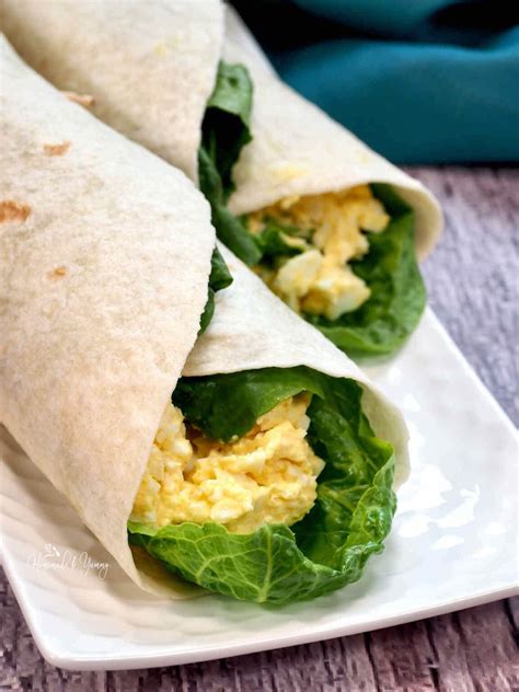 Simple Egg Salad Wrap | Homemade & Yummy