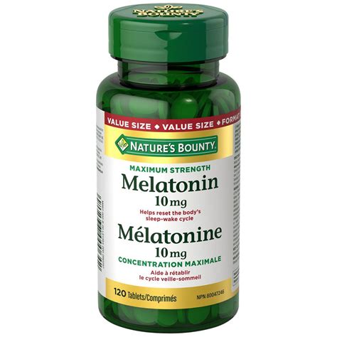 Nature's Bounty Melatonin Maximum Strength 10 mg - 120 tablets – Johnstone IDA Pharmacy
