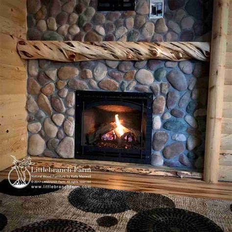 Rustic Fireplace Mantels | Fireplace mantel | Littlebranch Farm