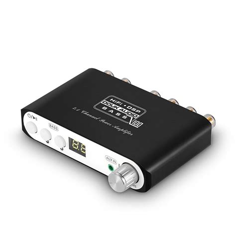 Buy Q100 2.1 Channel Hi-Fi Bluetooth 5.0 Power Amplifier Class D Mini ...