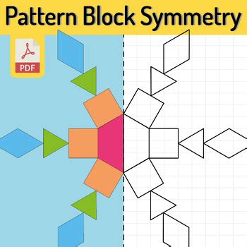 Image result for Symmetry Pattern Blocks Printable