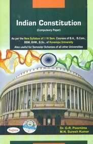 Indian Constitution Compulsory Paper : As Per New Syllabus Of 1 To 4 ...