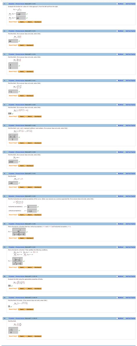 1.6 – Webassign Answers