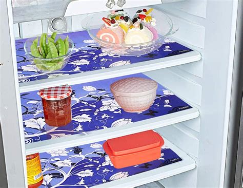 Buy Heart Home Flower Design 3 Pieces PVC Refrigerator/Fridge ...