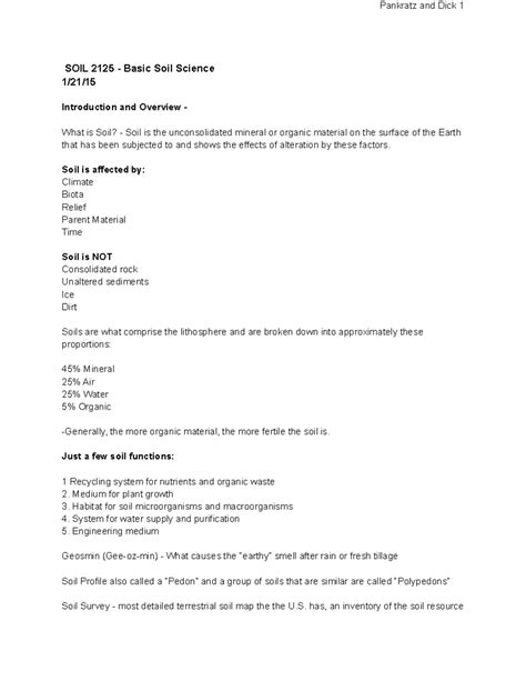 Image result for Soil Science Lecture Notes