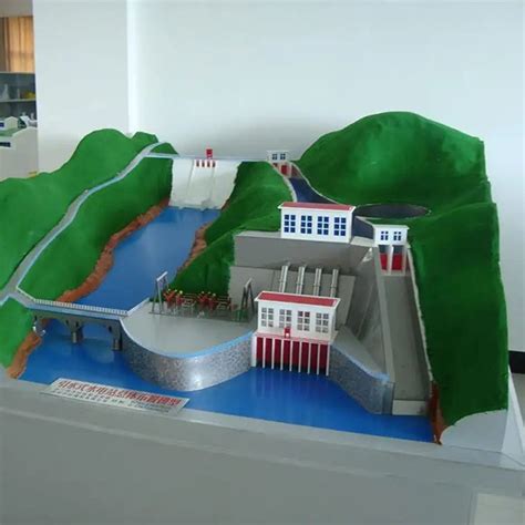 水电站沙盘模型制作案例-卓璟沙盘模型制作公司