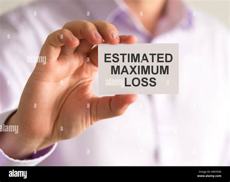 Estimated maximum loss hi-res stock photography and images - Alamy