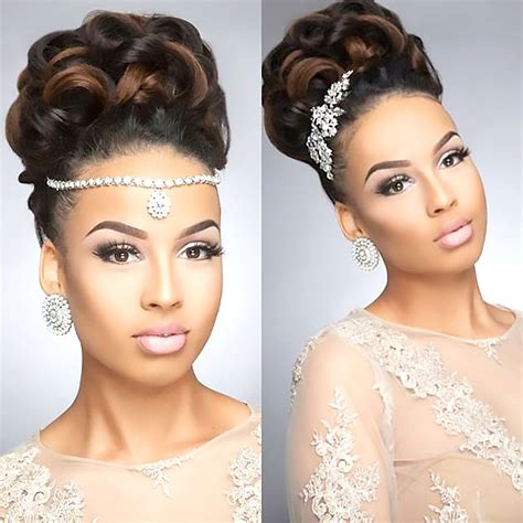 Black Wedding Hairstyles: 20+ Stunning Bridal Looks - Curly Craze ...
