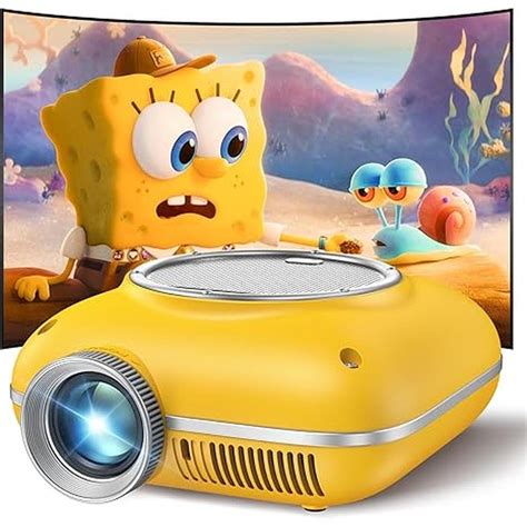 Mini Projector with Two -Way Bluetooth, Portable Projector for Home Th ...