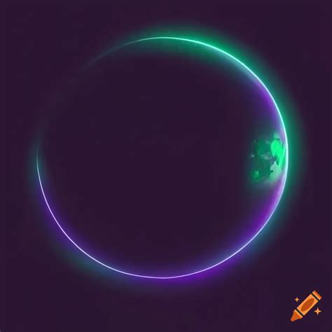 Crescent moon with a vibrant neon green shooting star on Craiyon