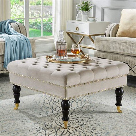 24KF Large Square Ottoman Review - Fresh Space Decor