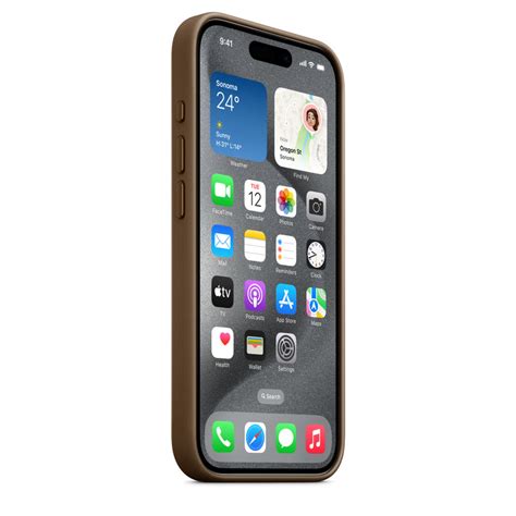 iPhone 15 Pro FineWoven Case with MagSafe - Taupe – elefcases