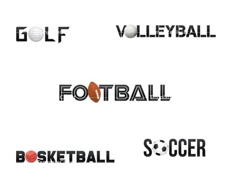 Sports Word Art 的图像结果