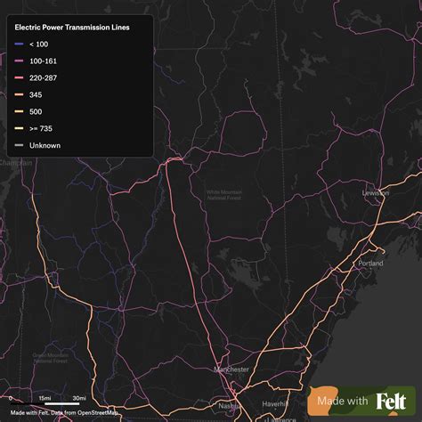 Map Of New Hampshire Airports