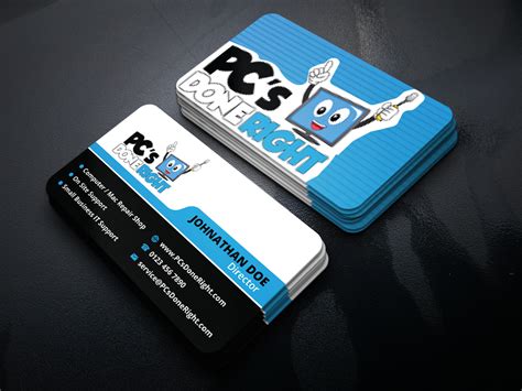 Computer Shop Visiting Card Design 的图像结果