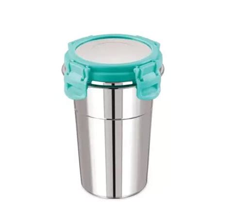 Buy Stainless Steel Tumbler with Lid, Air Tight Leak Proof Glass ...