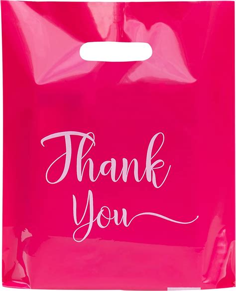 Amazon Plastic Thank You Bags at Bridget Huizenga blog