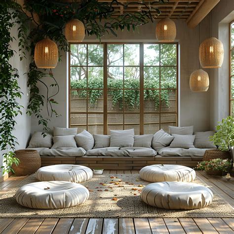 Modern Lanai-Inspired Living Room: Tranquil & Stylish Home Retreat ...