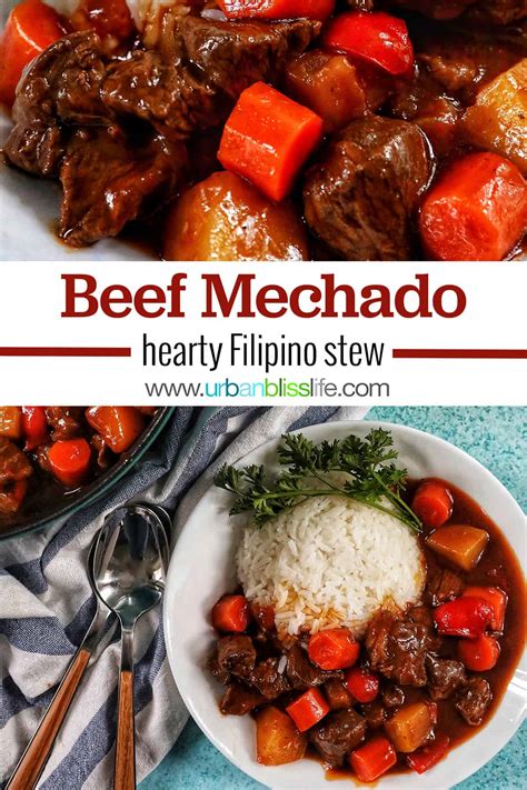 Beef Mechado (Filipino Beef Stew) - Urban Bliss Life