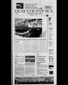 Tucumcari Quay County Sun Archives, Jun 5, 2013, p. 1