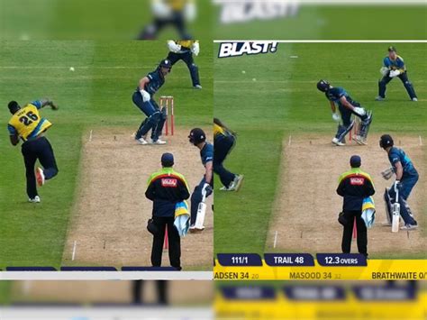 WATCH: Birmingham Bears captain Carlos Brathwaite throw at batter costs ...
