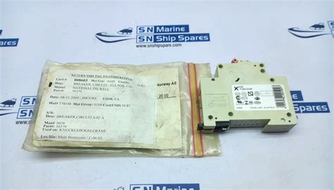 Moeller PLSM-C2-MW242194 Circuit Breaker 0.02A Xpole – S N Marine