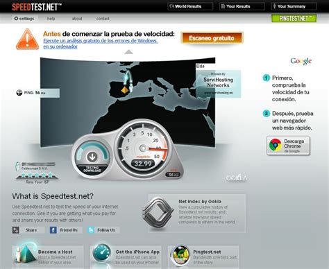 Speedtest.net Speed Test 的图像结果