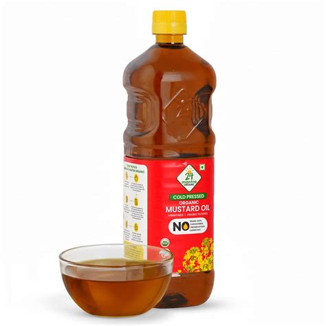 24 Mantra Organic Pressed Mustard Oil, 1 L : Amazon.in: Grocery ...