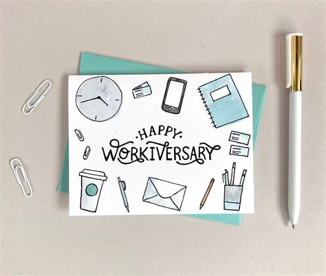 Work anniversary cards – Artofit