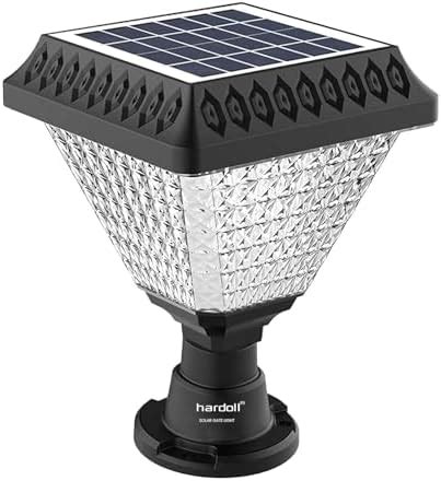 DENICRAAS 12W Solar LED Gate Light for Outdoor Pillar, Garden & Pathway ...
