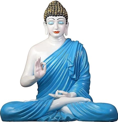 Buy GW Creations Meditating Buddha in Marble Finish with Highly ...