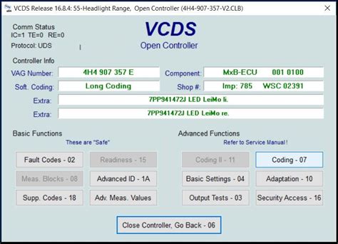 Image result for How to Retrieve Long Coding On VCDs