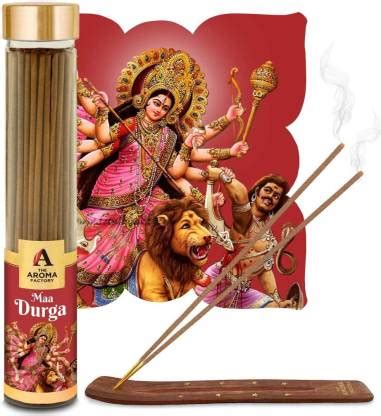 The Aroma Factory For pooja, Maa Durga Incense Sticks, Charcoal Free ...