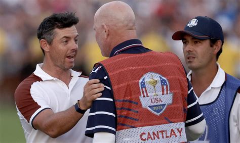 McIlroy clashes with Cantlay's caddie
