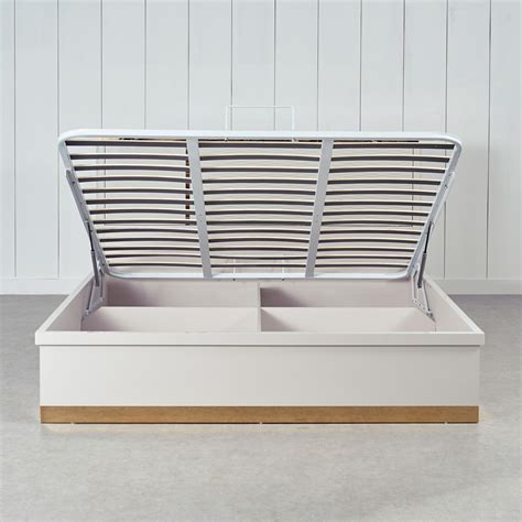 Buy Vegas Royal King Bed with Headboard and Hydraulic Storage - Grey ...