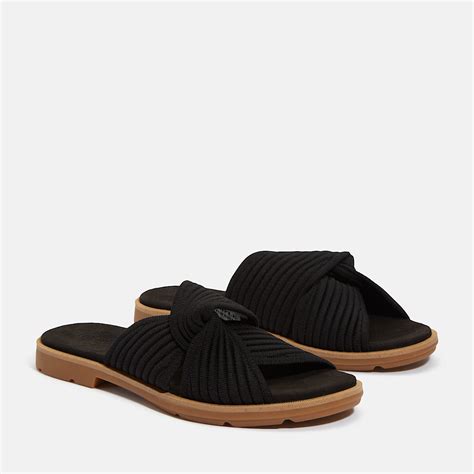 Calista Bay Slide Sandal for Women in Black