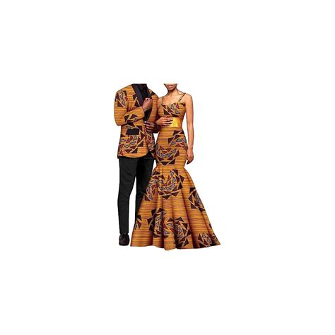 MaxPick African Print Long Dresses for Women Matching Men India | Ubuy