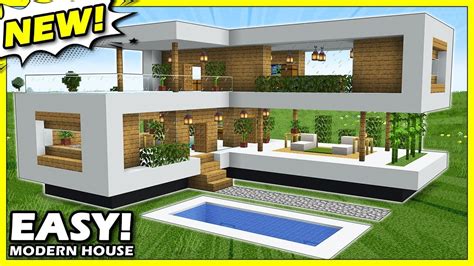 Image result for Minecraft House Tutorial Modern Easy