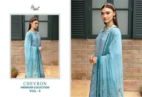 SHREE FABS SURAT CHEVRON PREMIUM COLLECTION VOL 9 PAKISTANI SUITS ...