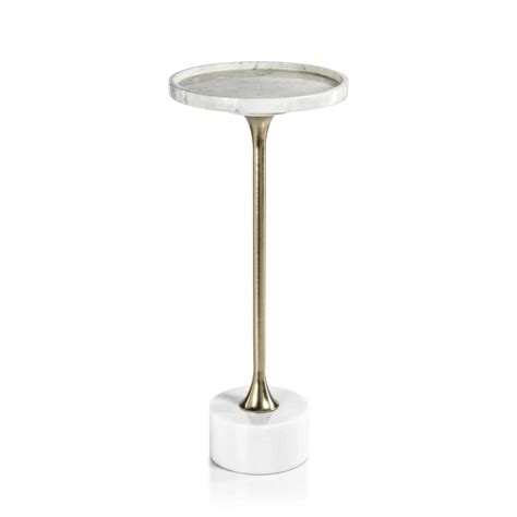 Pordenone White Marble Cocktail Table | Accent Tables